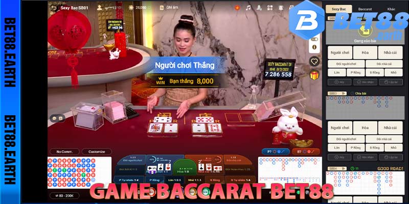 Game Baccarat Bet88 - Siêu Phẩm Cá Cược Giải Trí Đổi Thưởng