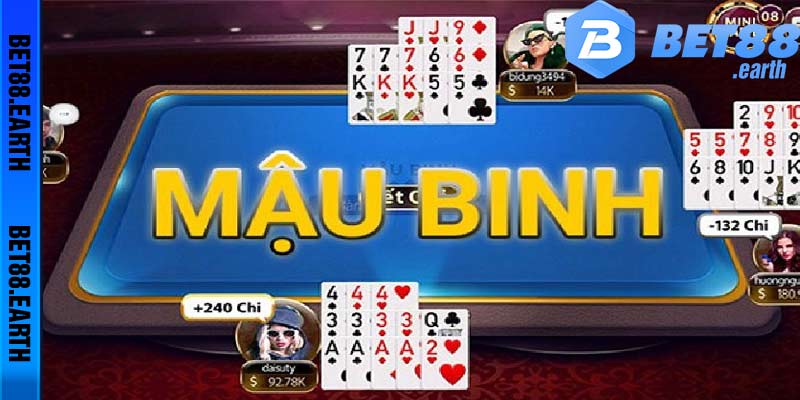 Thứ tự mạnh yếu của quân bài trong game mậu binh Bet88